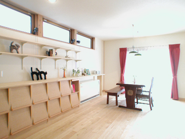 リビングとカウンター